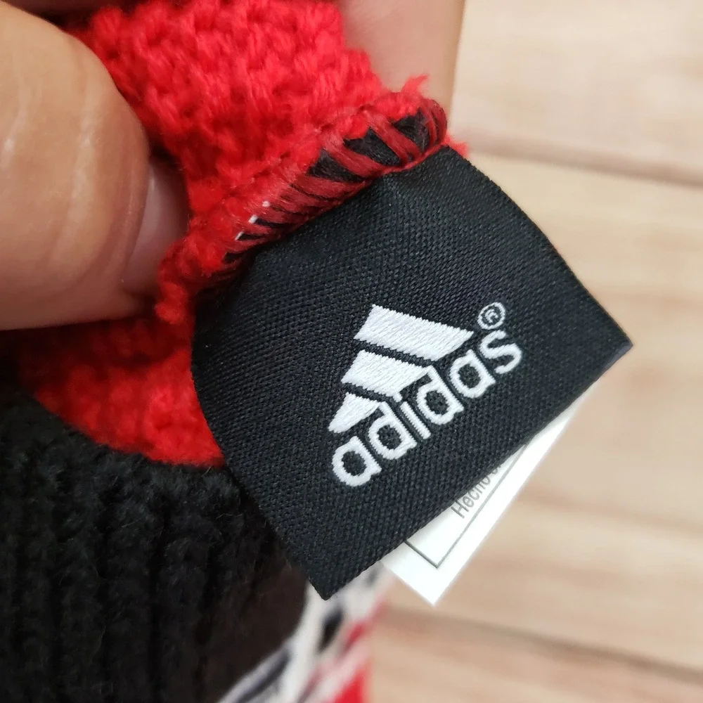 Houston Rockets Hat Cap Beanie One Size Red Black NBA Basketball Adidas Mens NEW